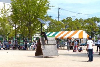 物品持来の様子